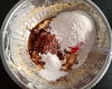 A picture of step 3 of Coffee Bean Cookies.