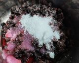 Áfonyás rakott császármorzsa (szénhidrát csökkentett) recept fázis 1 fotója