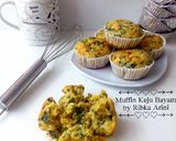 Foto langkah ke 9 dari resep Muffin Keju Bayam (gurih, less sugar, enaaak).