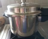 A picture of step 6 of Mushroom Biryani.