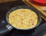 Foto del paso 3 de la receta Tortilla de pollo y chorizo