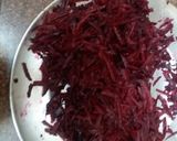 A picture of step 1 of Beetroot cutlets.