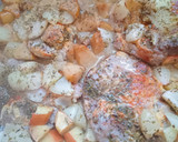 Foto del paso 4 de la receta: BONDIOLA AL HORNO CON MOSTAZA, MANDARINA, CEBOLLAS Y MANZANAS 🧅🍊🍎🥰😍🍎🧅🍊😍🥰💪💪💪