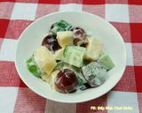 Hình bước làm 2 của món Salad hoa quả 과일 샐러드