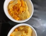 A picture of step 1 of Bhapa Aam doi.