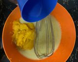 A picture of step 6 of Pumpkin Bread #endofyearchallenge.