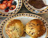 Φωτογραφία βήματος 4 της συνταγής Orange-chocolate pancakes πρωινό Αγίου Βαλεντίνου
