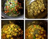 A picture of step 2 of Baby corn Biryani.