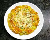 Hình bước làm 7 của món Nui chiên trứng