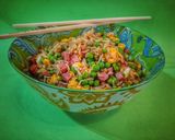 Foto del passaggio 1 della ricetta Riso alla cantonese 👩‍🍳