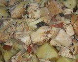 Foto del paso 7 de la receta: Ñoquis de perejil con salteado de pechuga de pollo😋