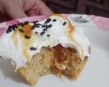A picture of step 8 of Butterscotch cupcakes 🧁🧁🧁.