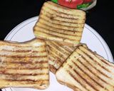 A picture of step 4 of Leftover Qeema sandwich.