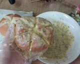 Gambar langkah 6 resipi Korean Garlic Cheese Bun.