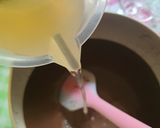 Foto langkah ke 4 dari resep Matcha Cheese Chocolate Pudding.