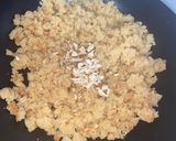 A picture of step 3 of Makhandi halwa.