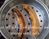 A picture of step 1 of Plantain Omelette.