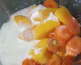 A picture of step 1 of CarrotPapayaSmoothie.