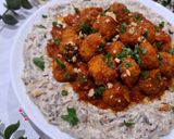 عکس مرحله 9 از دستور دیپ ماست و بادمجان با میت بال مرغ 😋