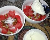A picture of step 2 of Watermelon delight bowl.