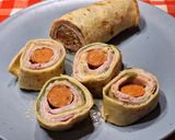 Magyaros "palacsinta szusi" recept fázis 6 fotója