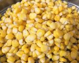 A picture of step 1 of Corn pattice.