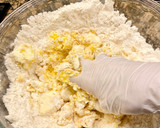 Foto del paso 3 de la receta: Pastel crumble relleno de compota de manzana