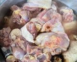 Gambar langkah 1 resipi Rendang ayam tua.