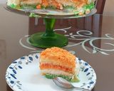 A picture of step 5 of Tricolour Bread Cake.