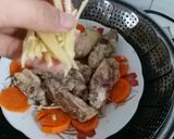 Hình bước làm 9 của món Gà hấp cải bẹ xanh