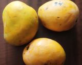 A picture of step 1 of Mango burfi.
