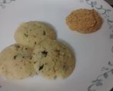 A picture of step 6 of Rava idli.