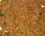 A picture of step 5 of Spicy dry fry mince meat #4weekschallenge.