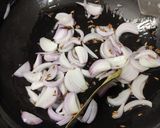 A picture of step 2 of Onion Green Peas Pulao with leftover Rice.