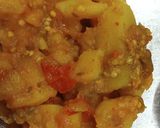 A picture of step 1 of Baingan aloo ki sabji.