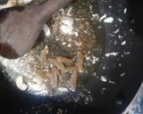 A picture of step 2 of Khubani Ka Meetha.