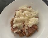 A picture of step 3 of Healthy Oil-Free Tuna Patties.