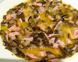Foto del paso 3 de la receta: Tortilla de cardillos o tagarninas con jamón York