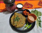 A picture of step 3 of Calcium Rich Palak Methi Thepla.