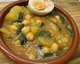 A picture of step 10 of Chickpea, Spinach, and Egg Stew.