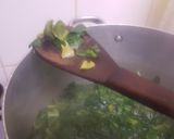 A picture of step 5 of Seasonal?Leafy greens.