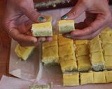A picture of step 12 of Tricolor Burfi With Milk Powder / Three Layer Burfi.