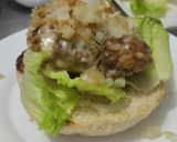 Foto del paso 7 de la receta: Hamburguesa🧀hawaiana🥯🍍🍔
