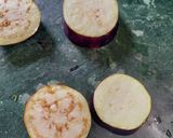 A picture of step 1 of Simple Brinjal Shallow Fry.