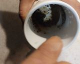 A picture of step 3 of Hand Beaten Coffee.