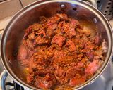 Budapest ragu csirkemájból recept fázis 3 fotója