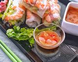 A picture of step 11 of GOI CUON: Vietnamese Fresh Spring Rolls🥗🦐.