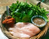 รูปขั้นตอนการทำที่ 1 ของ แกงผักหวานอกไก่ (คลีน)