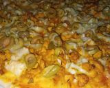 صورة لخطوة 7 من وصفة بيتزا بالدجاج مثل المطاعم 🤫😋