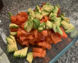 Foto del paso 1 de la receta: Tartar de salmón con mango